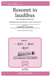 Resonet In Laudibus SSA choral sheet music cover